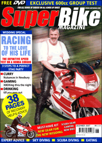 SuperBike Magazine Cover for Keith
