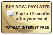 Option to pay within 12 months after your event