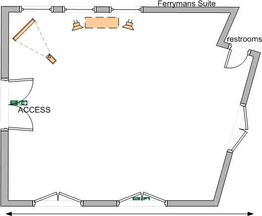 Plan View of the Ferryman Suite