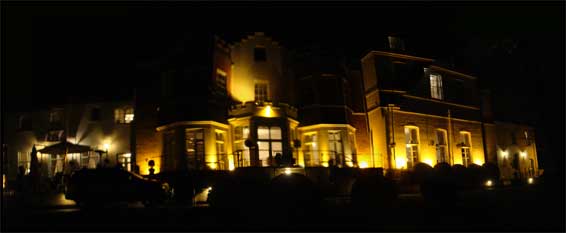 Taplow House Hotel at Night