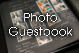 Photos and custom messages written in your guestbook for you to keep at end of the night